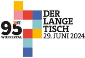 Logo: Der Lange Tisch, 29. Juni 2024, 95 Jahre Wuppertal